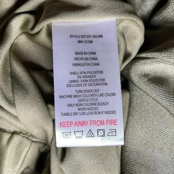 Jason Wu army green jumpsuit sz  M - Picture 6 of 9